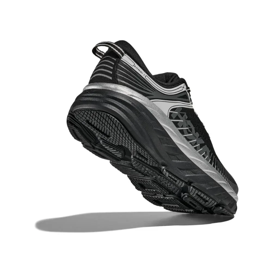 HOKA BONDI 7 הוקה גברים שחור כסוף