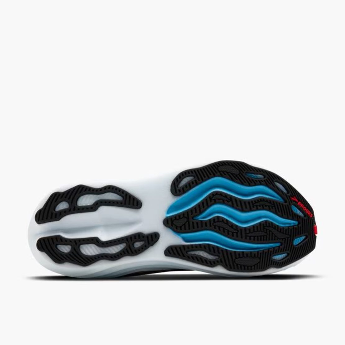 BROOKS GLYCERIN MAX ברוקס גברים שחור לבן כחול