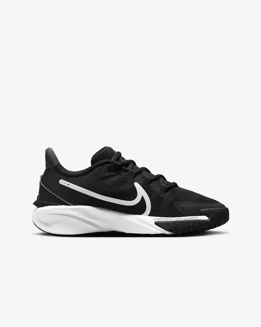 NIKE Star Runner 4 נוער שחור לבן