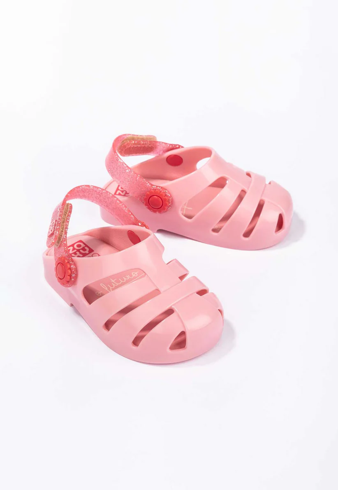 סנדלי גומי ZAXY סגורות ורוד