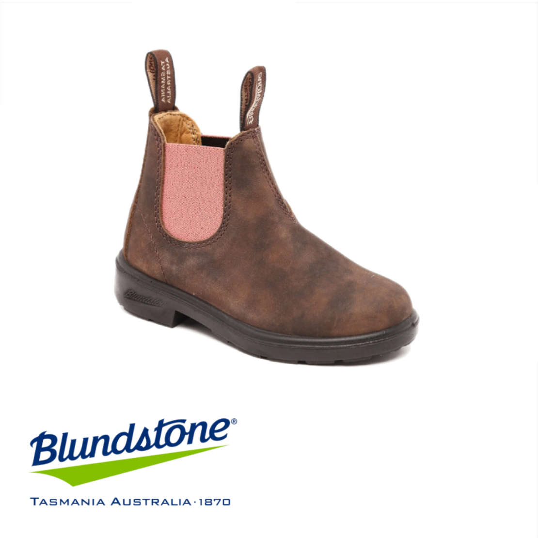 BLUNDSTONE 1438 חום ורוד ילדים