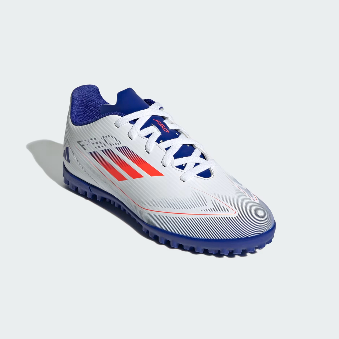 ADIDAS F50 CLUB אדידס קטרגל ילדים לבן כחול