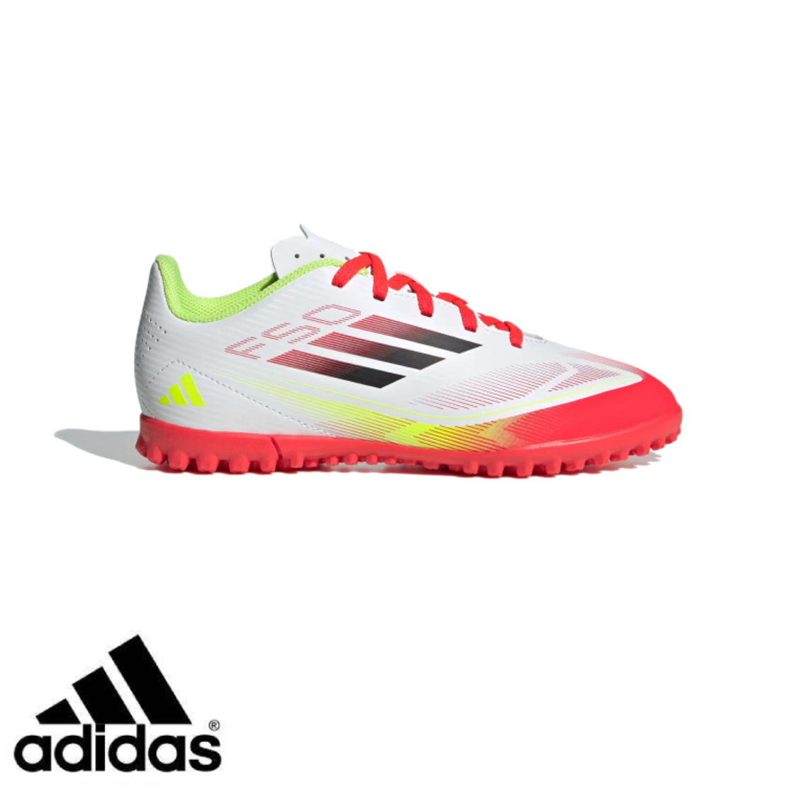 ADIDAS F50 אדידס קטרגל גברים לבן אדום צהוב
