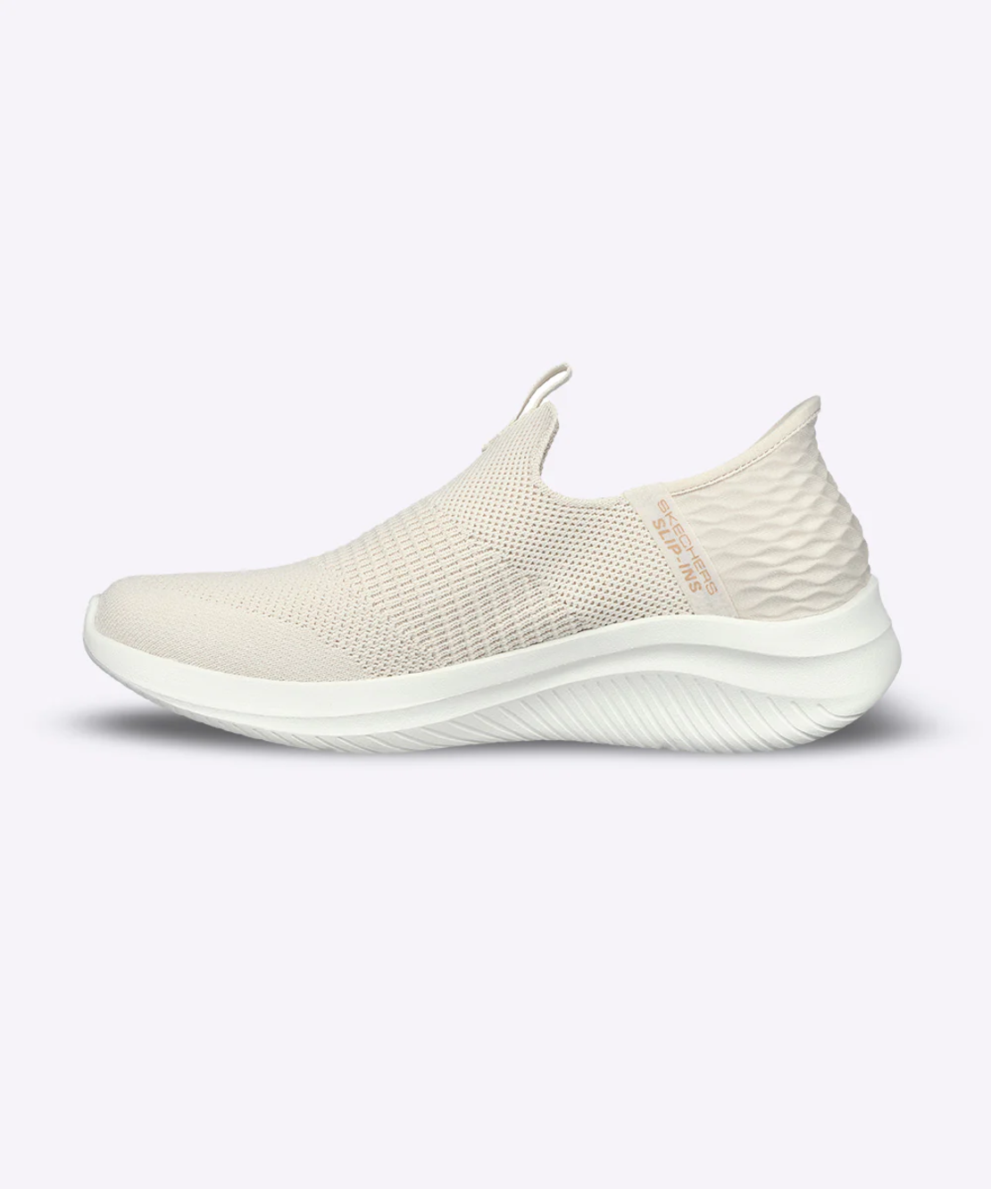 SKECHERS Ultra Flex 3.0 - Cozy Streak סקצ'רס נשים נעלי סליפ אין שמנת