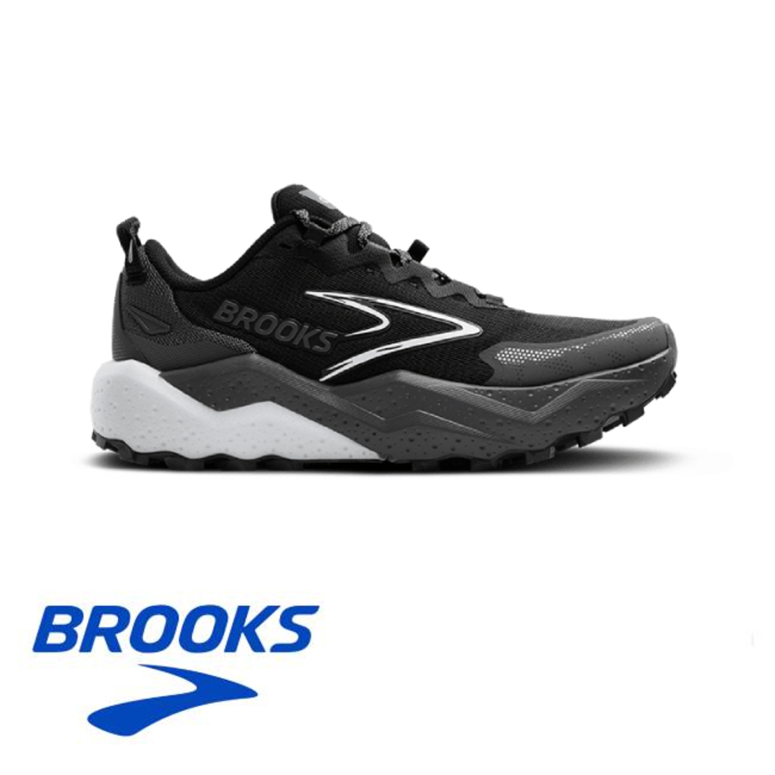 BROOKS CALDERA 8 ברוקס גברים שחור לבן