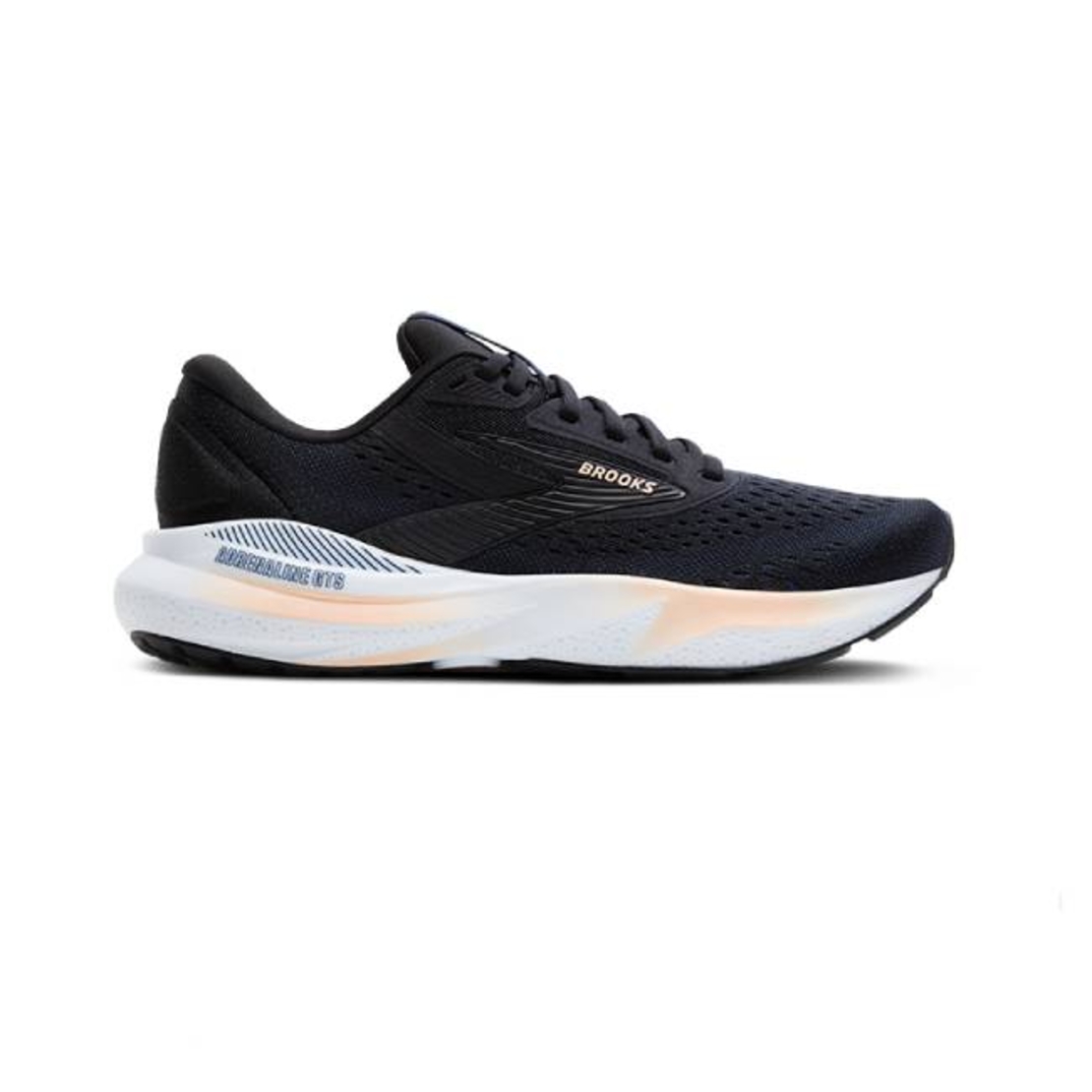 BROOKS ADRENALINE GTS 24 ברוקס נשים שחור לבן כתום