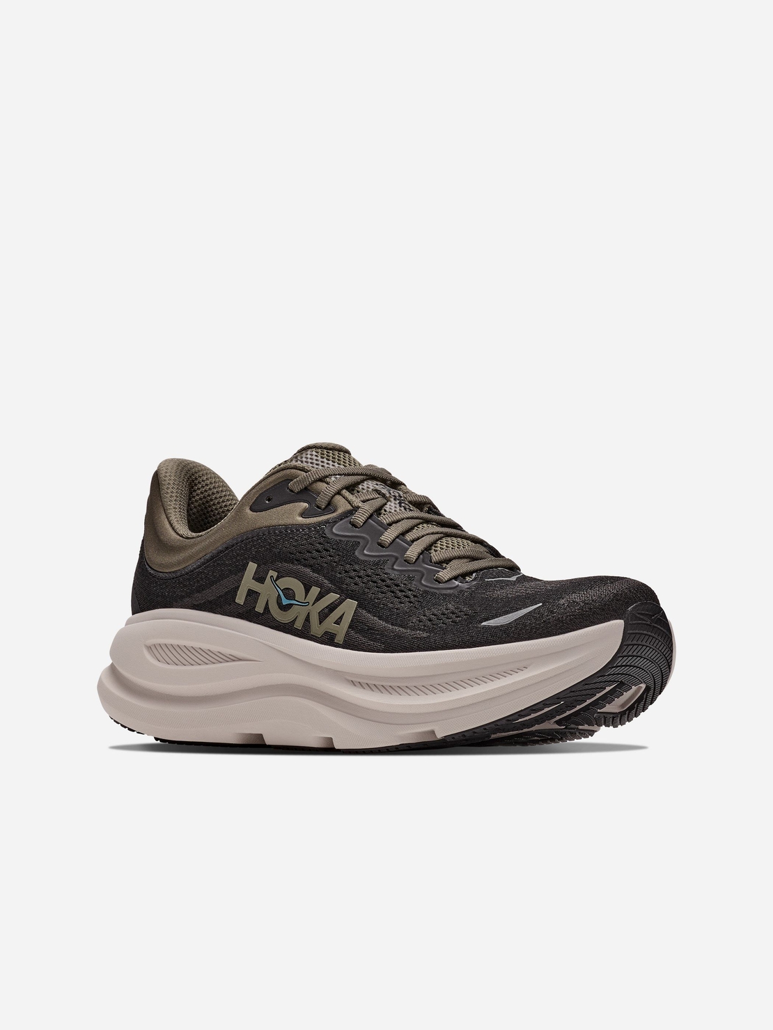 HOKA BONDI 9 2E הוקה גברים ירוק זית