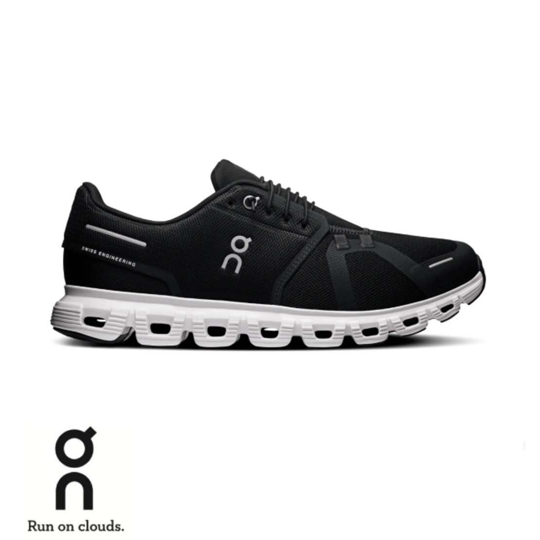 ON CLOUD 6 און קלאוד גברים שחור לבן