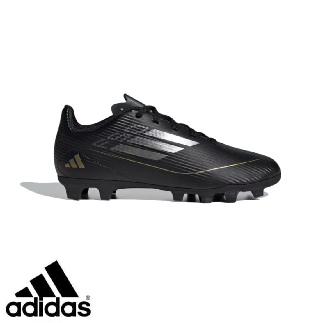ADIDAS F50 CLUB אדידס כדורגל ילדים שחור זהב