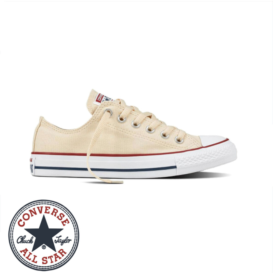CONVERSE Chuck Taylor AllStar אולסטאר שמנת נמוך