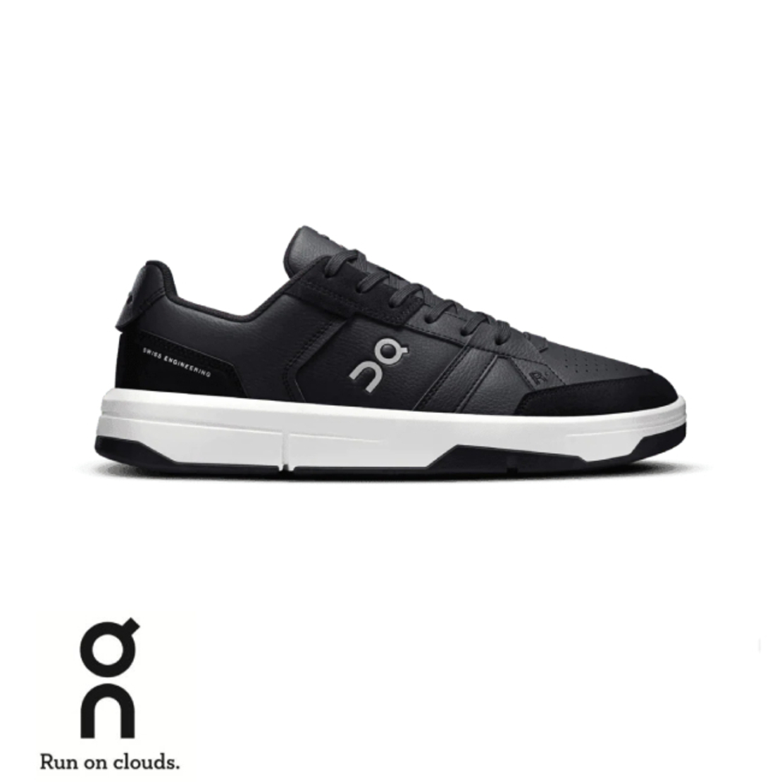 ON CLOUD ROGER CLUBHOUSE און קלאוד גברים שחור לבן