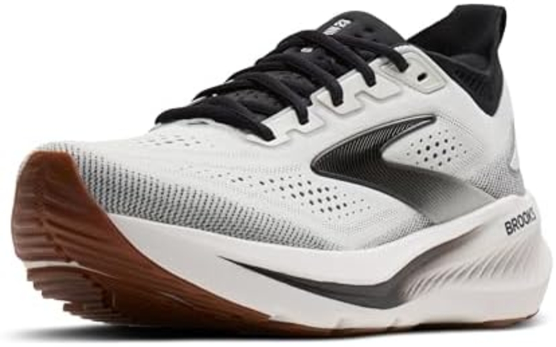 BROOKS GLYCERIN 23 2E ברוקס גברים לבן שחור