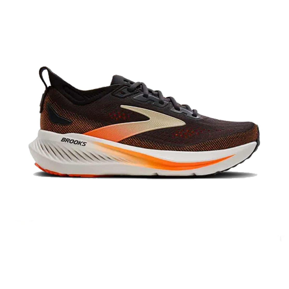 BROOKS GLYCERIN 23 ברוקס גברים שחור כתום