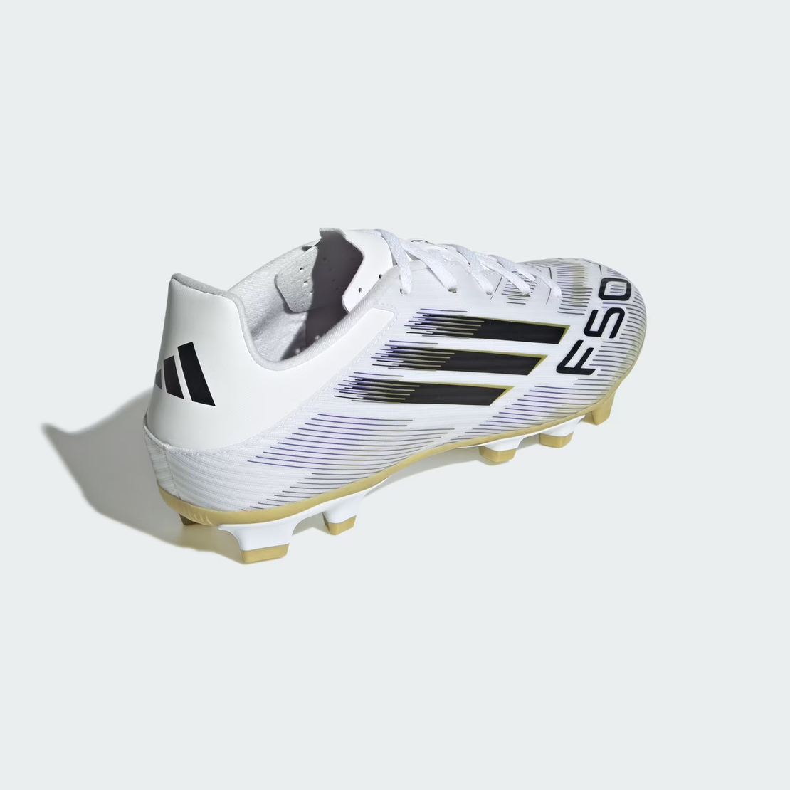 ADIDAS F50 אדידס כדורגל גברים לבן זהב