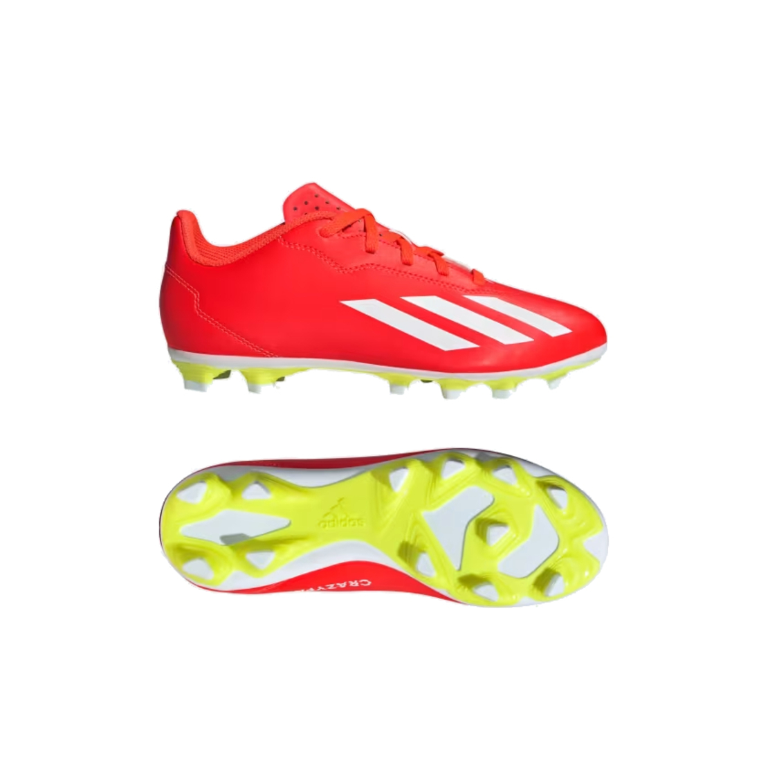 ADIDAS X CRAZYFAST כדורגל ילדים - אדום לבן