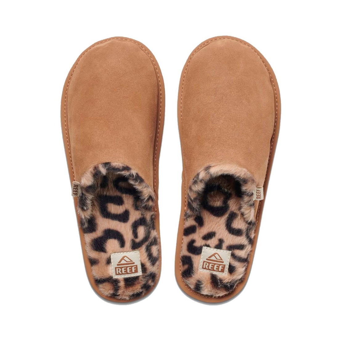 REEF COZY SLIPPER LEOPARD נעלי בית חום נשים
