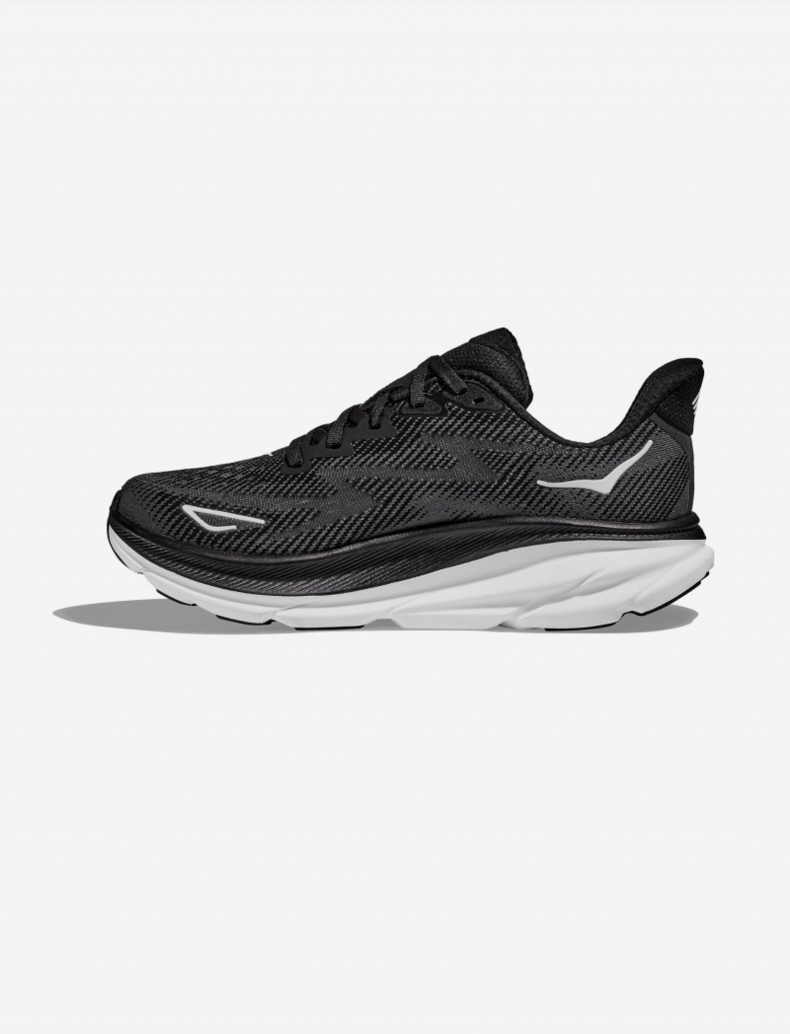 HOKA CLIFTON  9 2E הוקה גברים שחור לבן