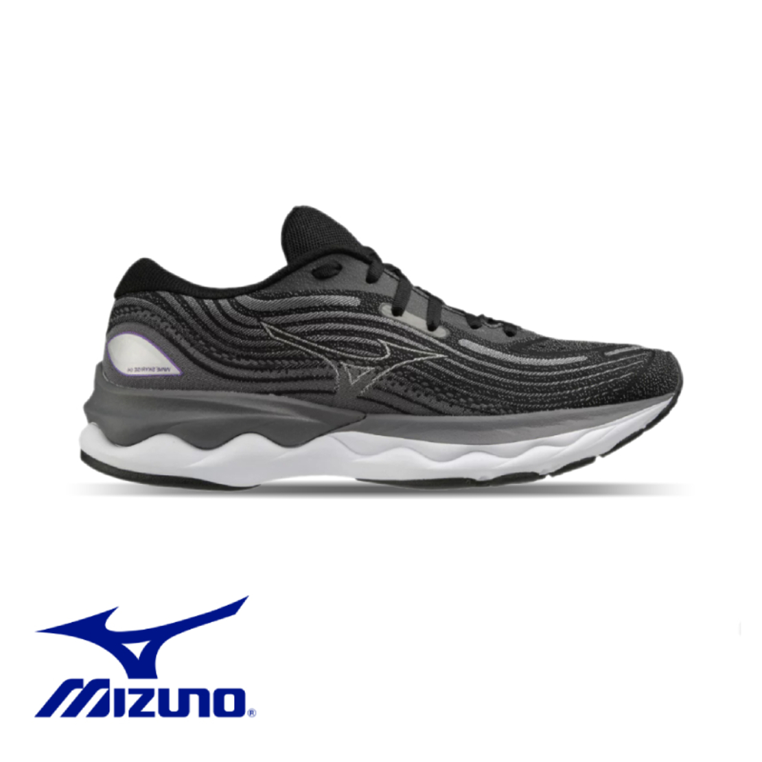 MIZUNO WAVE SKYRISE 4 מיזונו נשים שחור סגול