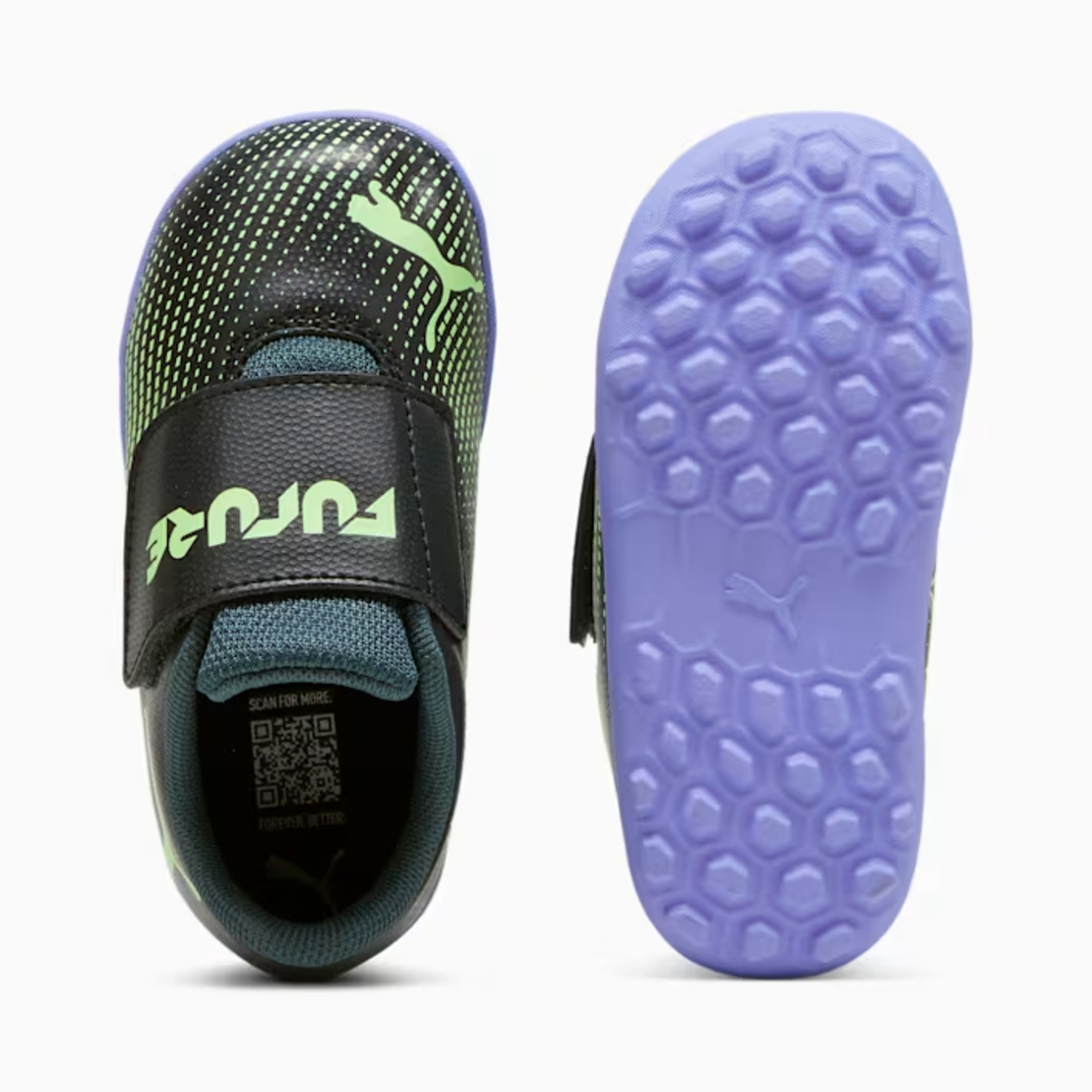 PUMA FUTURE PLAY 7 פומה קטרגל עם סקוץ' שחור סגול