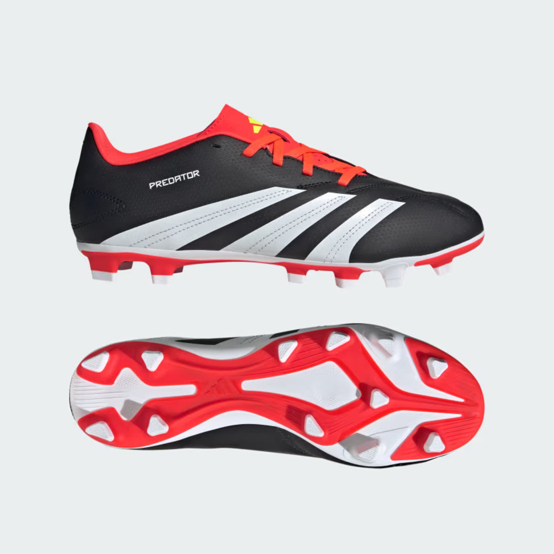ADIDAS PREDATOR אדידס כדורגל גברים שחור לבן אדום