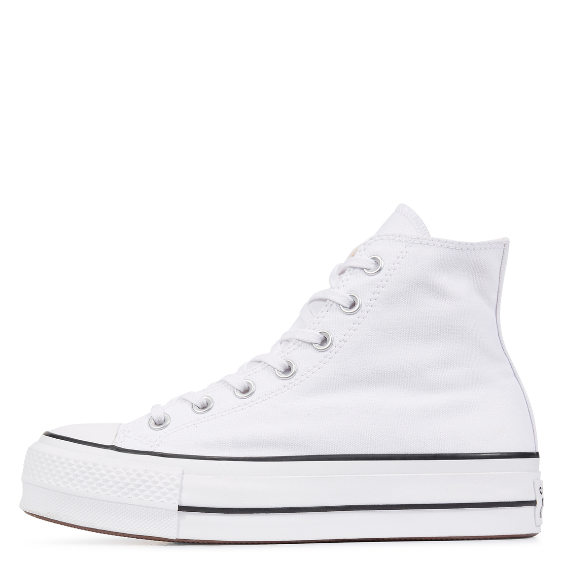CONVERSE ALLSTAR CHUCK TAYLOR LIFT אולסטאר פלטפורמה גבוה לבן