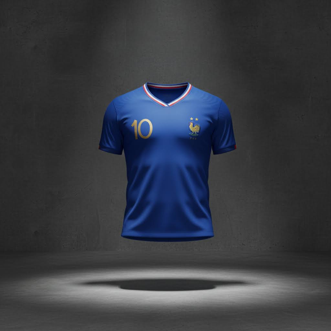 חליפות כדורגל צרפת - אמבפה כחול