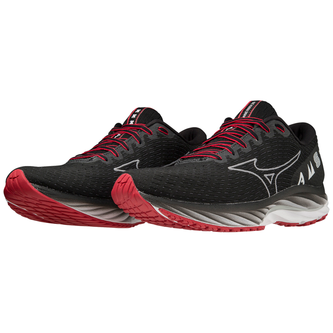 MIZUNO WAVE RIDER 26 AMSTERDAM מיזונו גברים שחור אדום