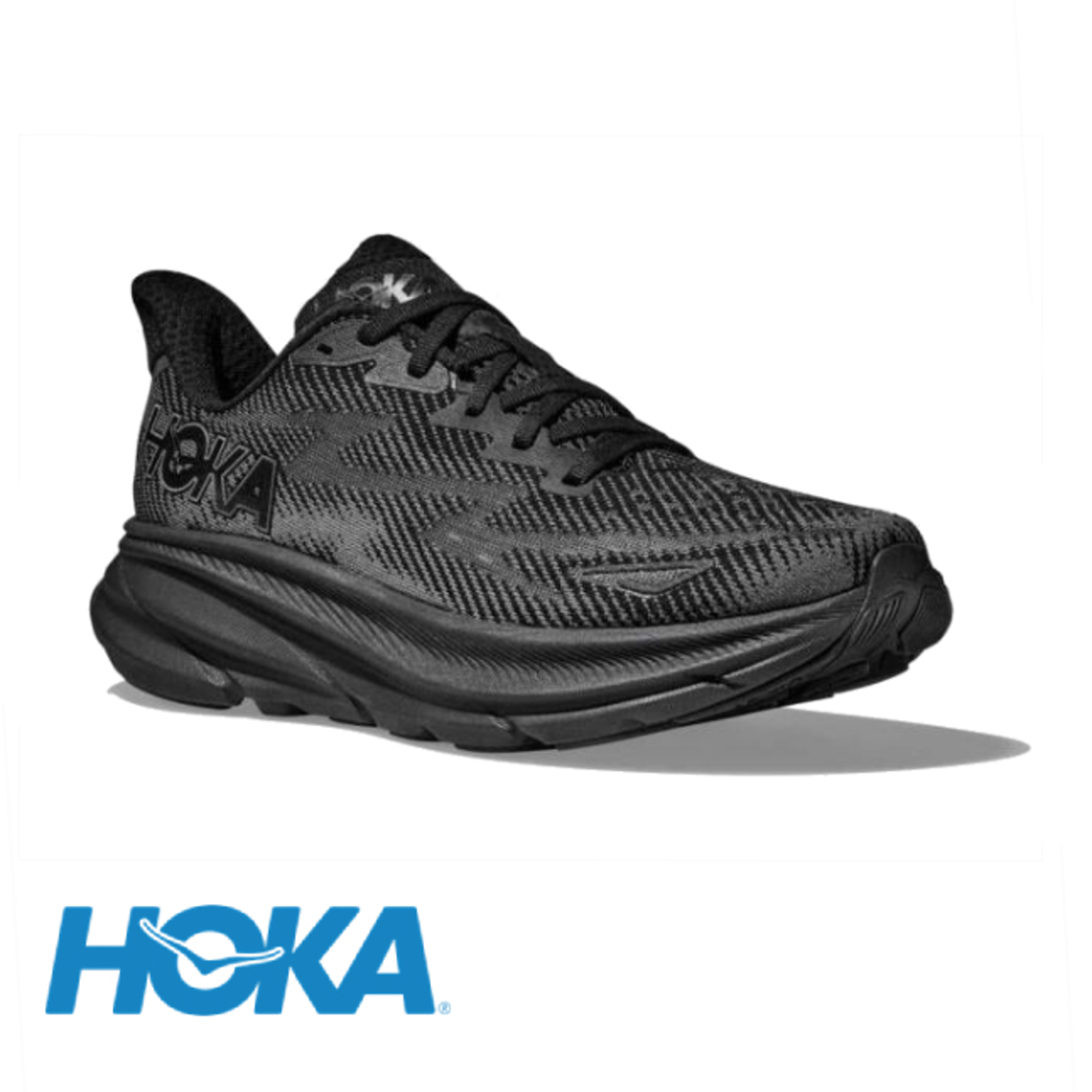 HOKA CLIFTON 9 2E הוקה גברים שחור