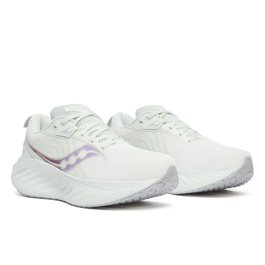 SAUCONY TRIUMPH 22 WIDE סאקוני נשים לבן סגול