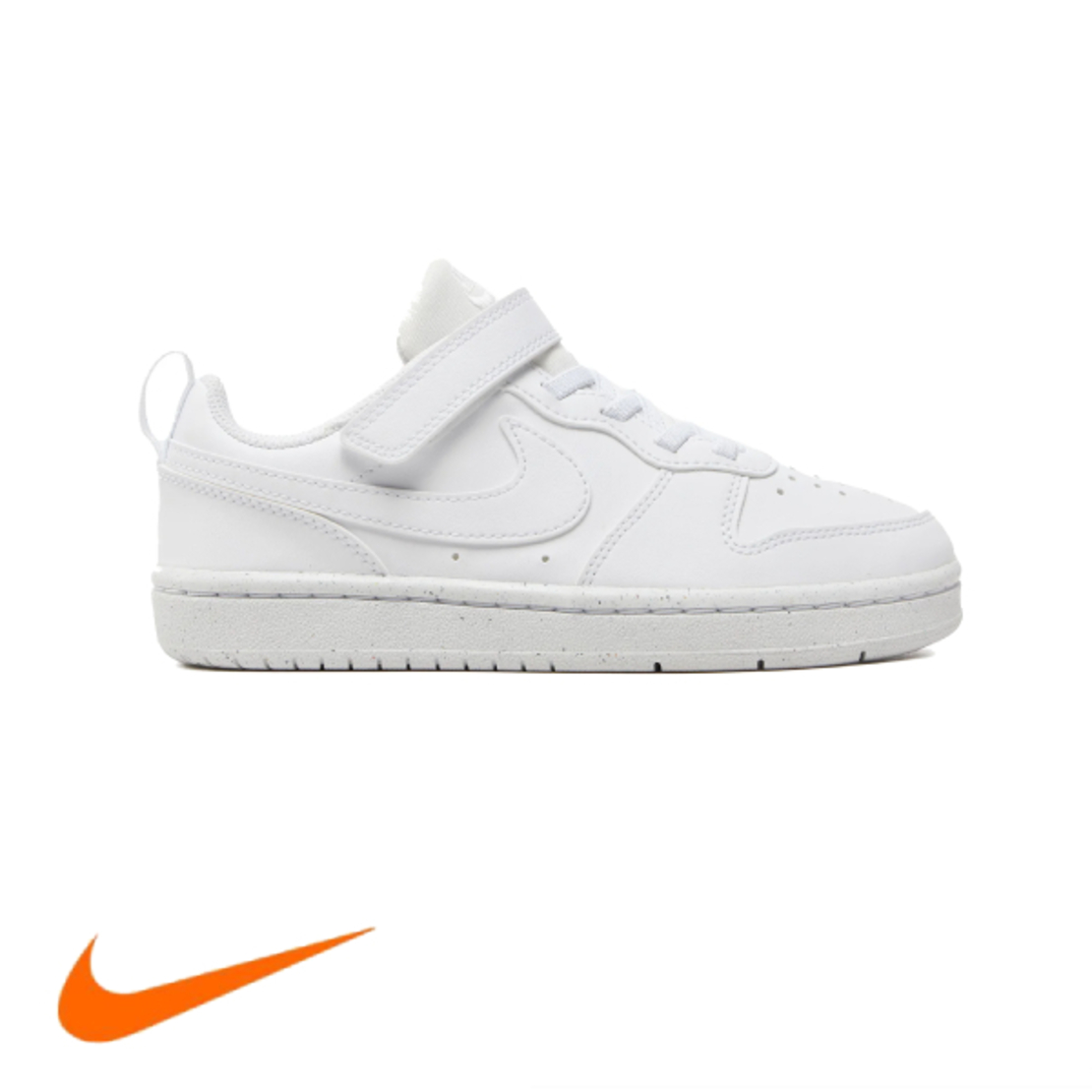 NIKE COURT BOROUGH LOW נייקי ילדים לבן