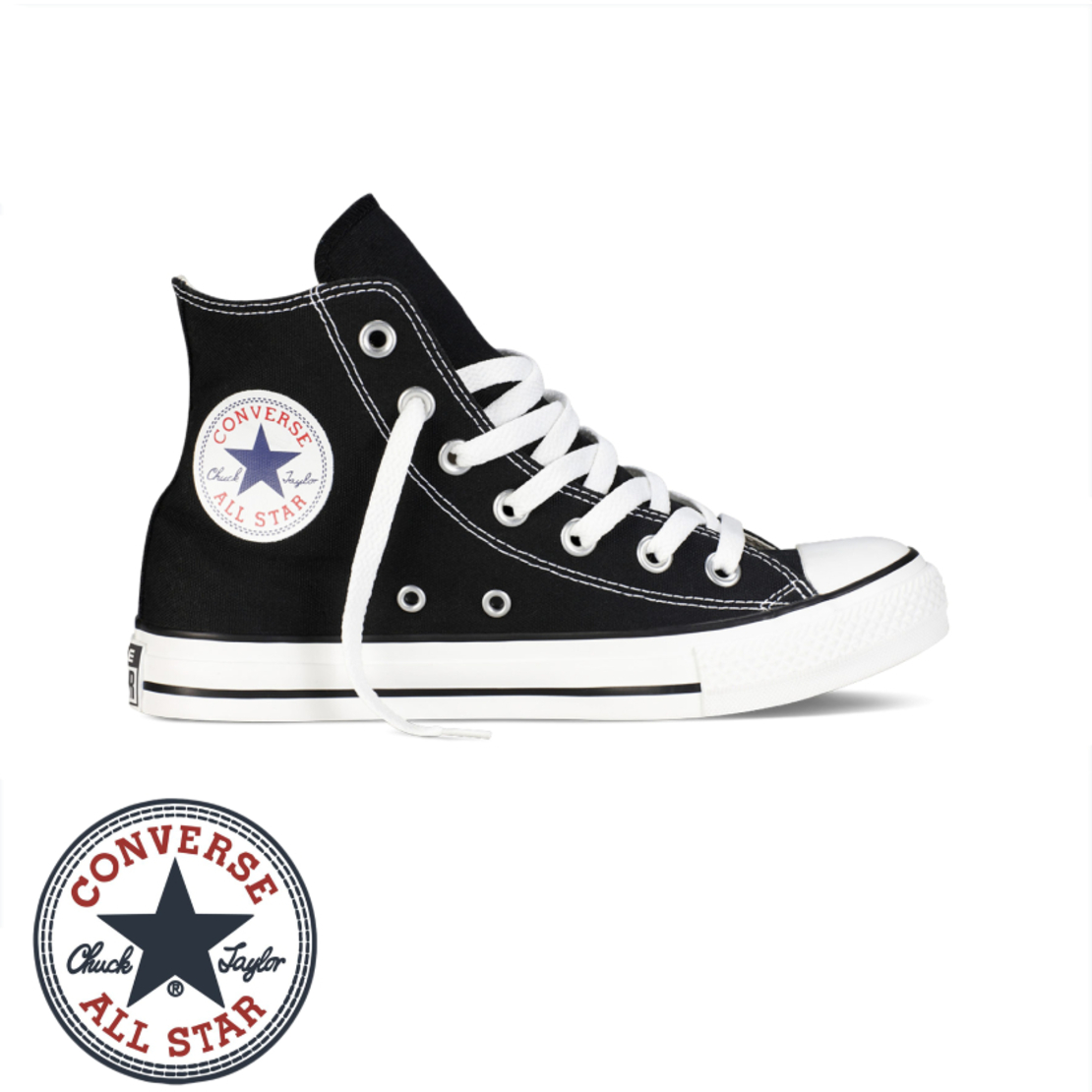 CONVERSE Chuck Taylor AllStar אולסטאר שחור לבן גבוה