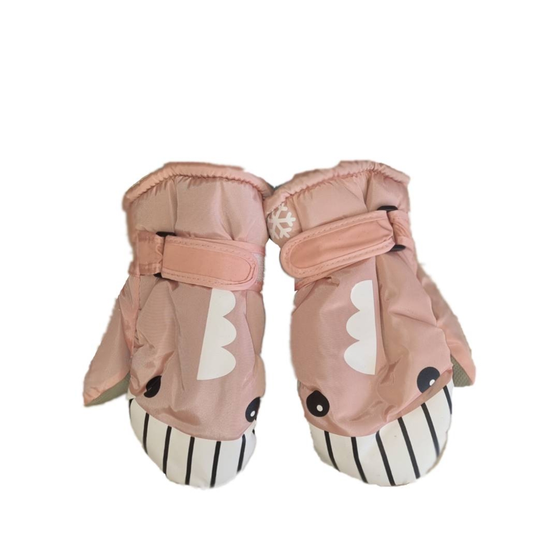 כפפות לילדים קטנים - כריש ורוד