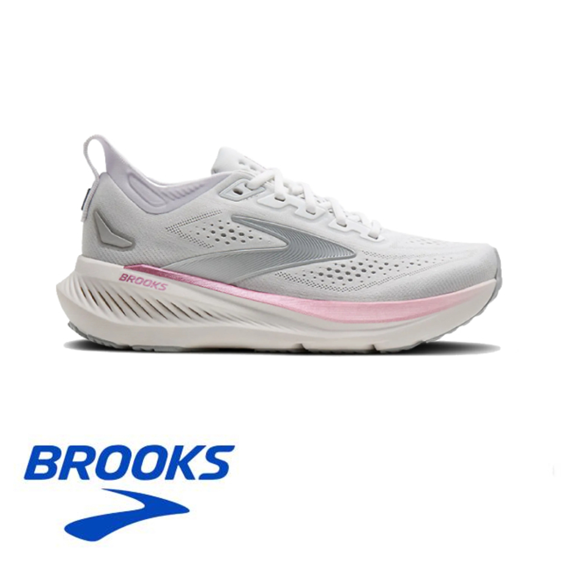 BROOKS GLYCERIN 23 WIDE ברוקס נשים אפרפר ורוד