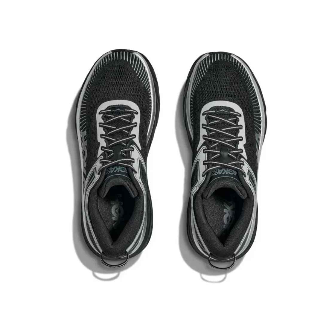 HOKA BONDI 7 הוקה גברים שחור כסוף