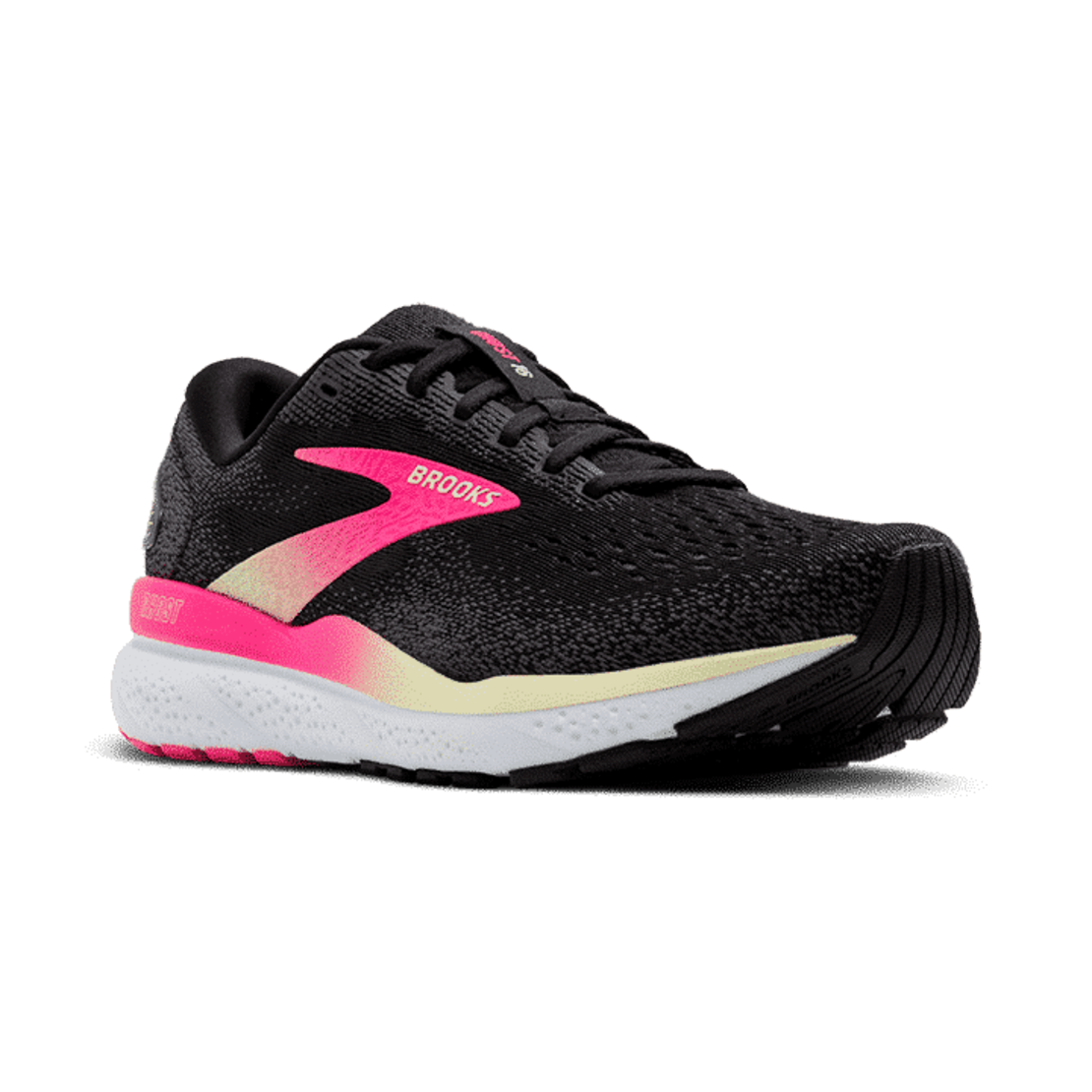 BROOKS GHOST 16 WIDE ברוקס נשים שחור ורוד