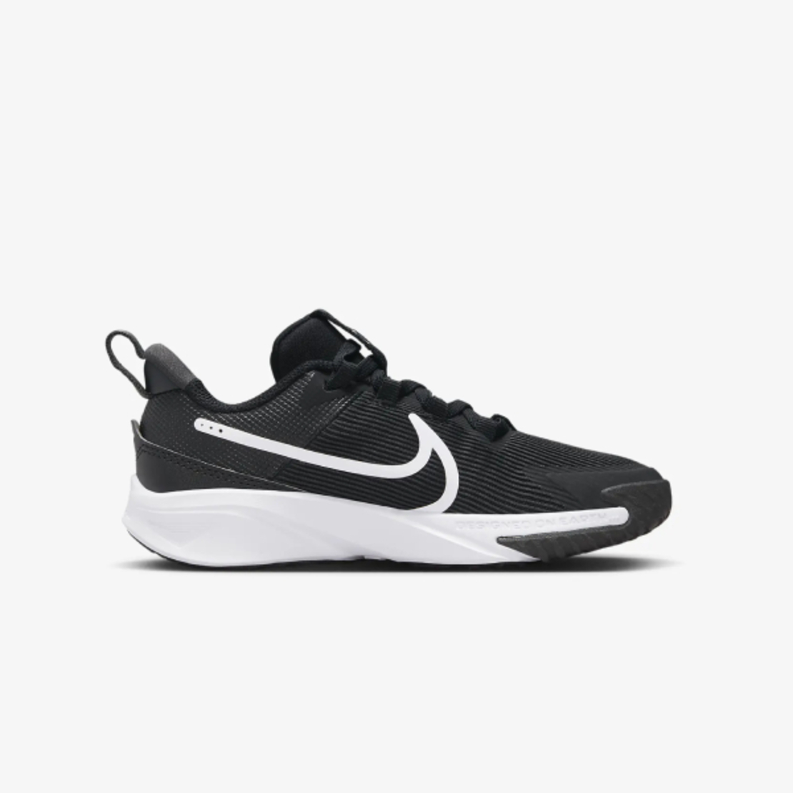 NIKE STAR RUNNER 4 נייקי ילדים שחור לבן