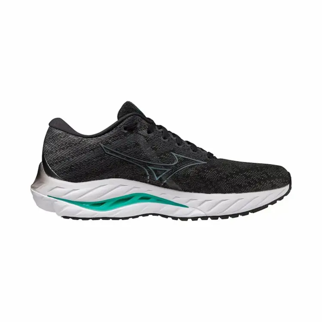 MIZUNO WAVE INSPIRE 19 2E מיזונו גברים שחור ירוק