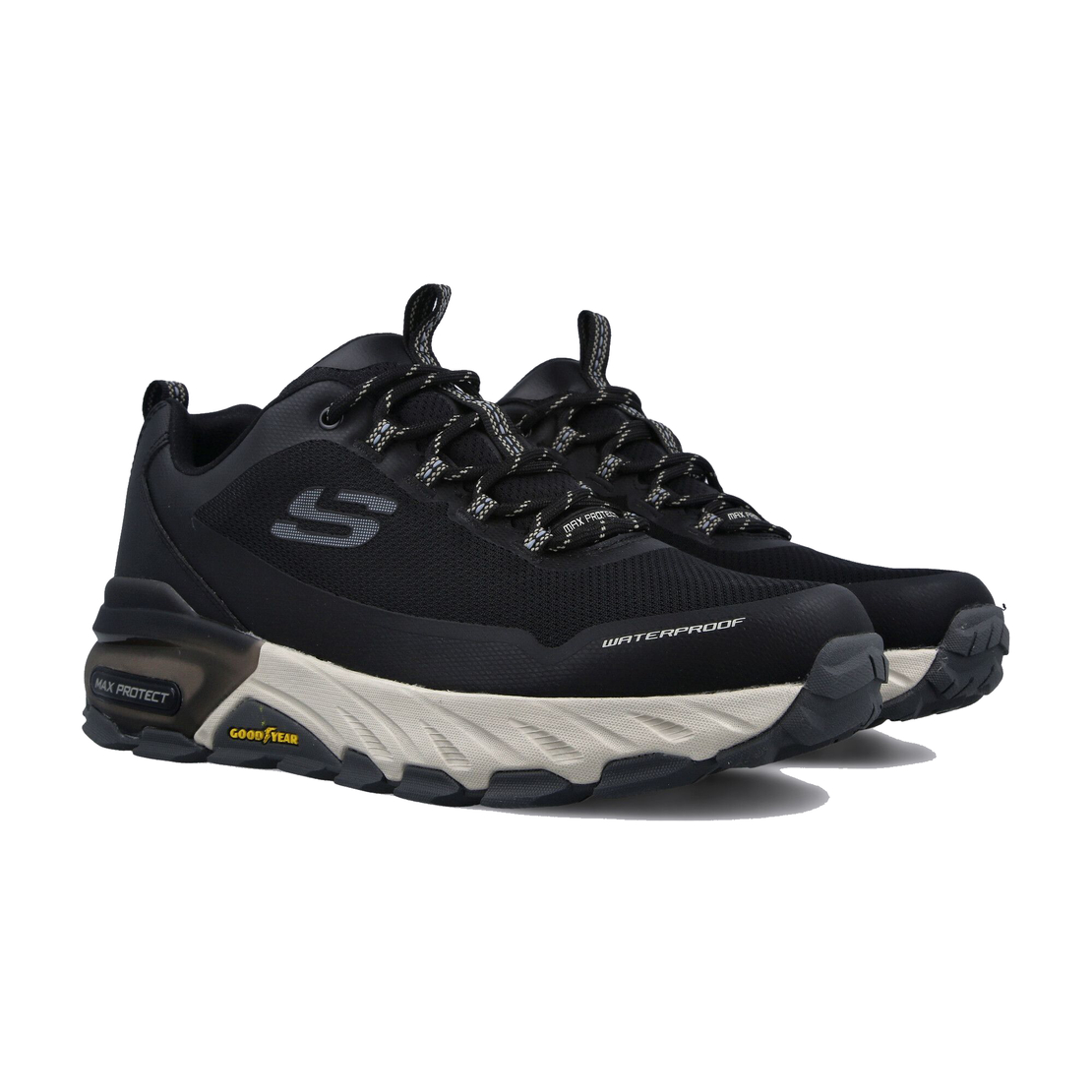 SKECHERS MAX PROTECT WATERPROOF סקצ'רס שחור
