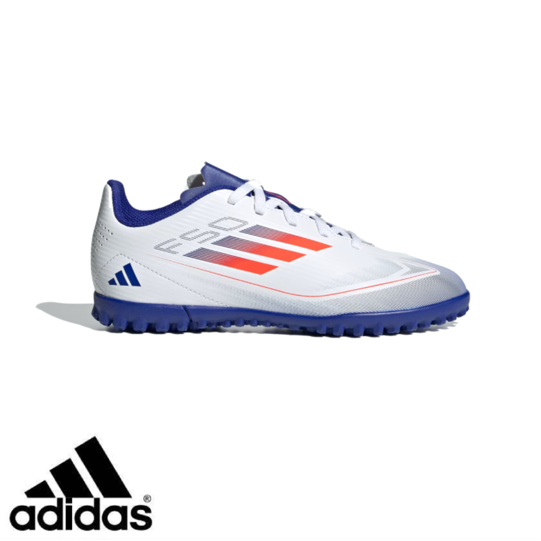 ADIDAS F50 CLUB אדידס קטרגל ילדים לבן כחול