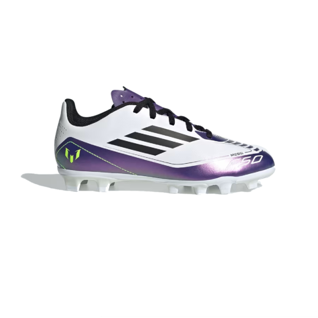 ADIDAS F50 MESSI אדידס מסי כדורגל ילדים לבן סגול