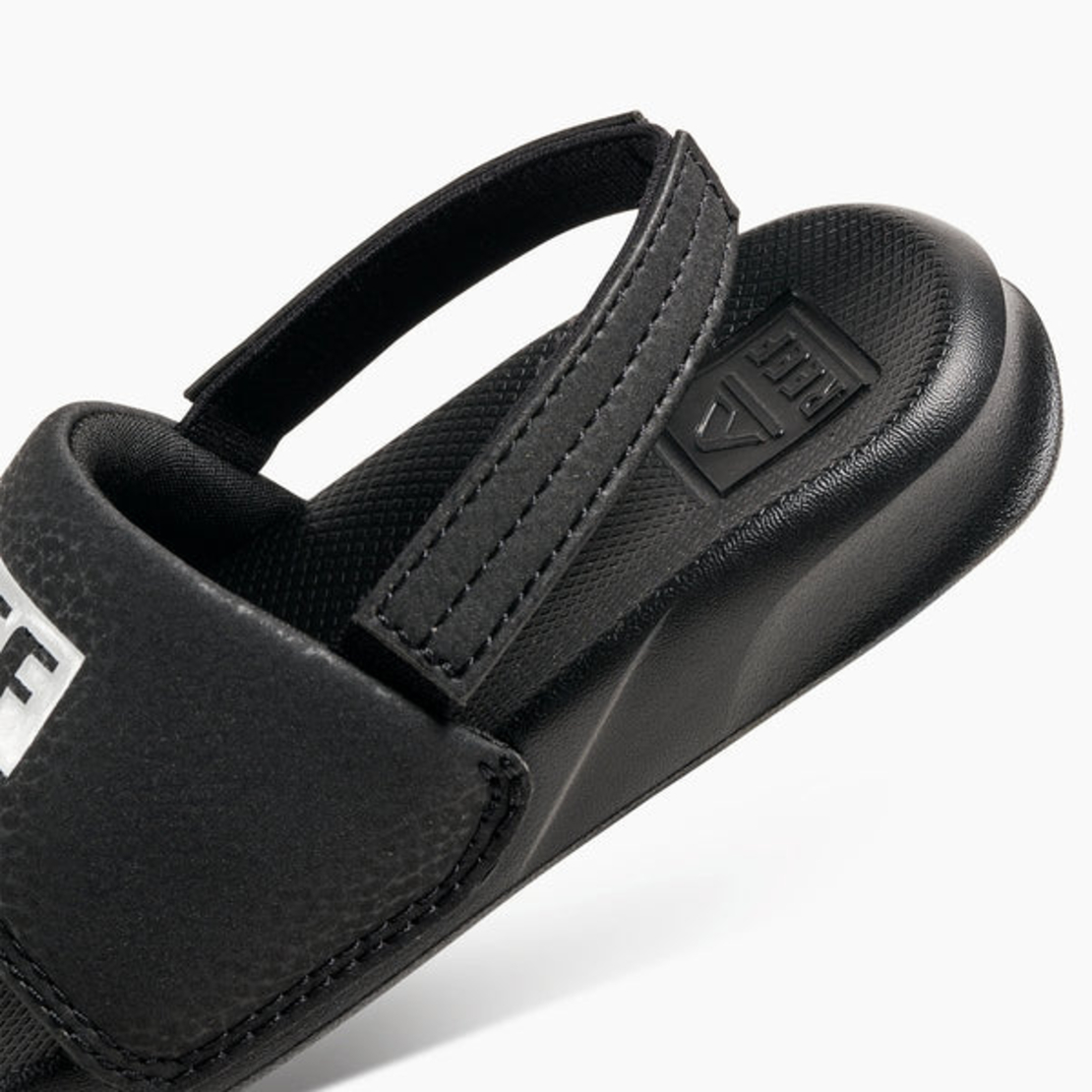 REEF Little One Slide Reef Black White ריף כפכפי תינוקות