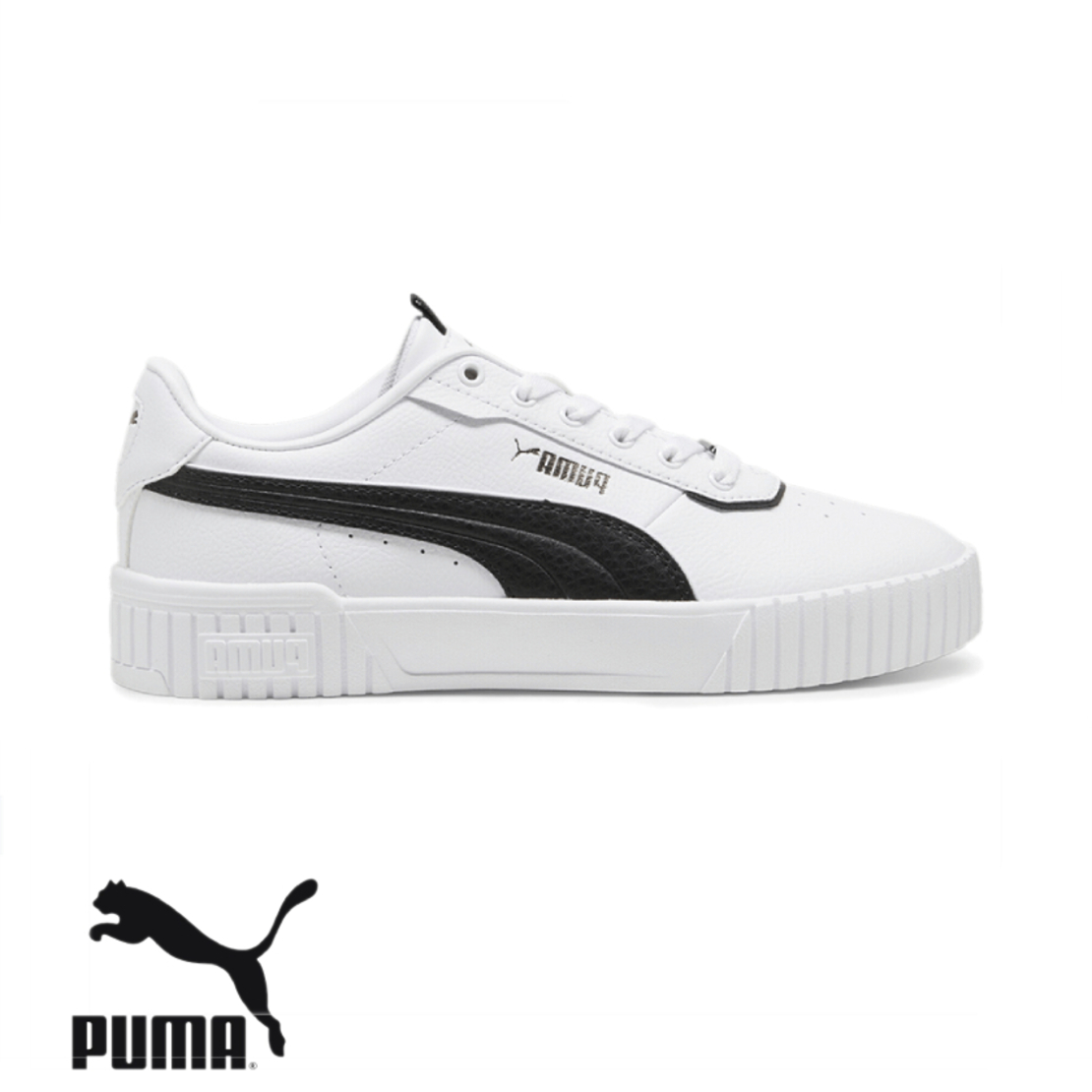 PUMA CARINA 2.0 LUX פומה נשים לבן שחור