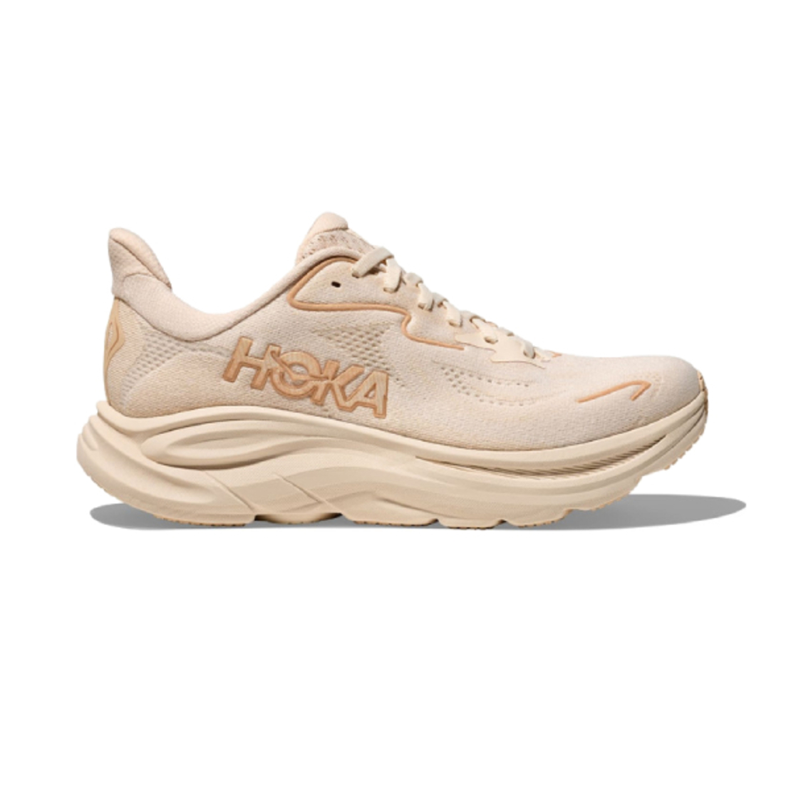 HOKA CLIFTON 10 WIDE הוקה נשים קרם