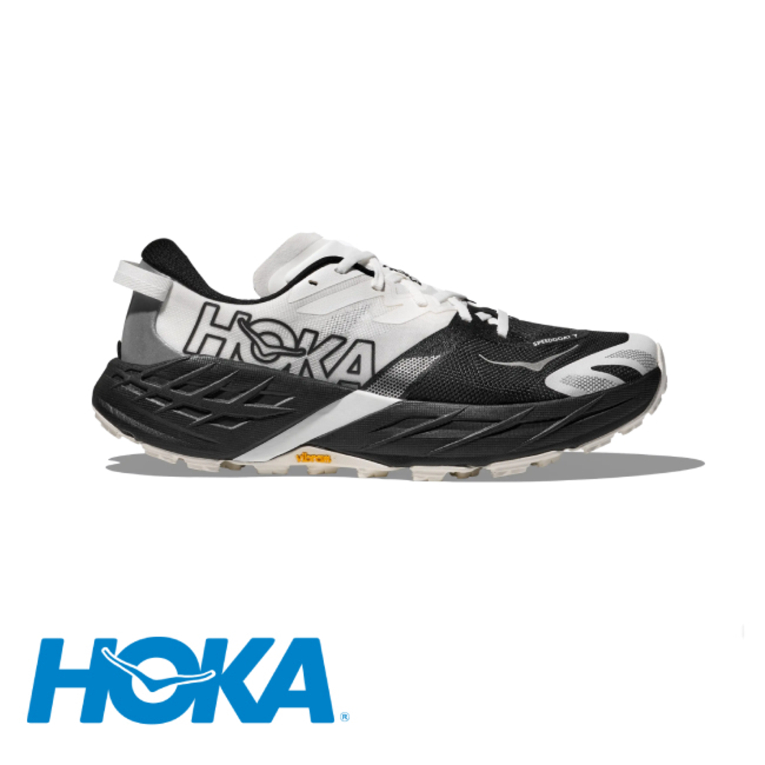 HOKA SPEEDGOAT 7 2E הוקה גברים שחור לבן