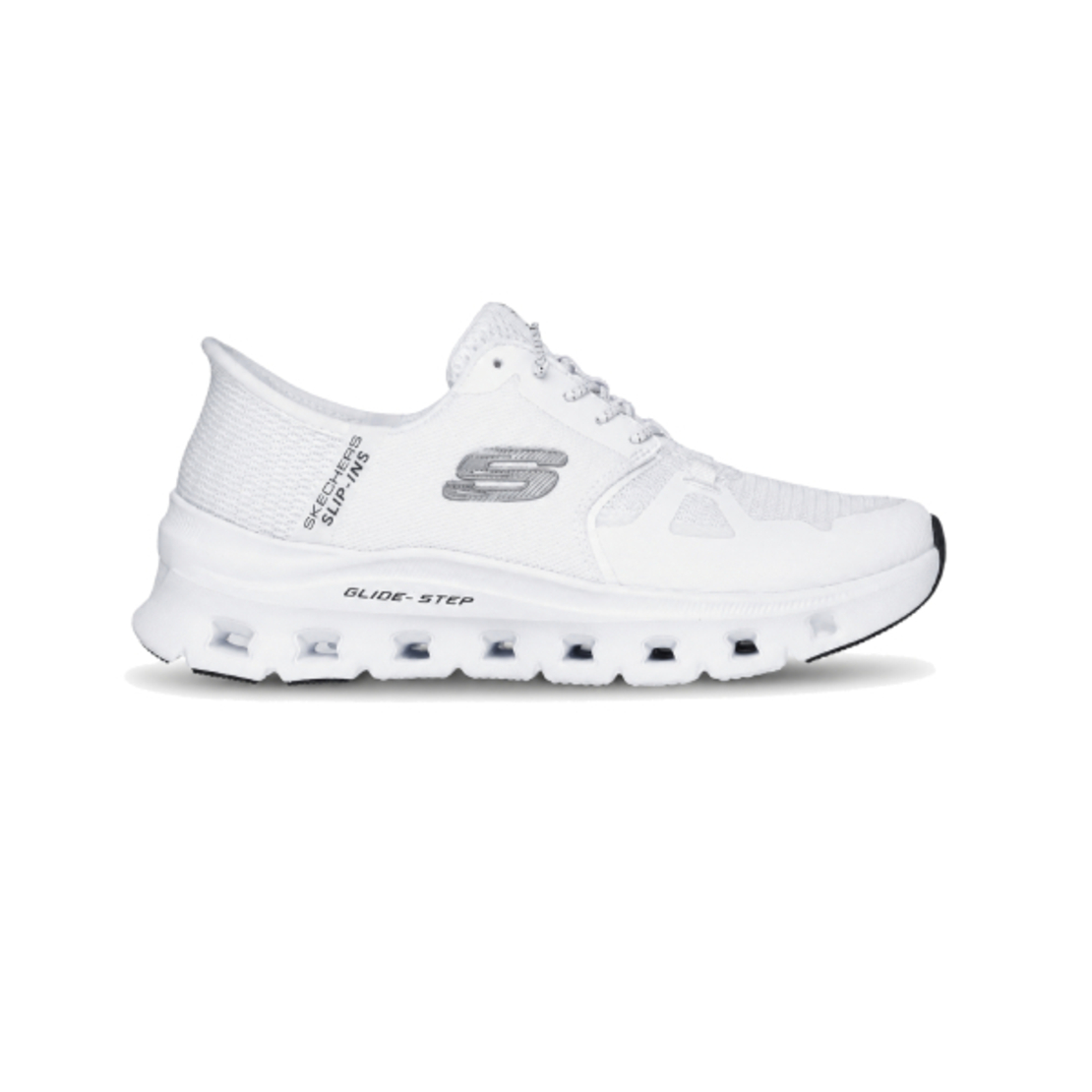 SKECHERS SLIP IN GLIDE STEP PRO WIDE  סקצ'רס נעלי ספורט סליפ-אין נשים לבן