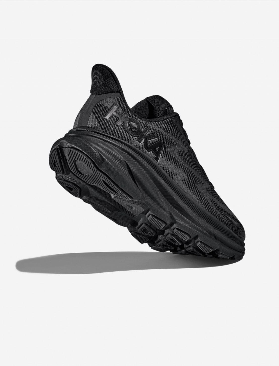 HOKA CLIFTON 9 2E הוקה גברים שחור