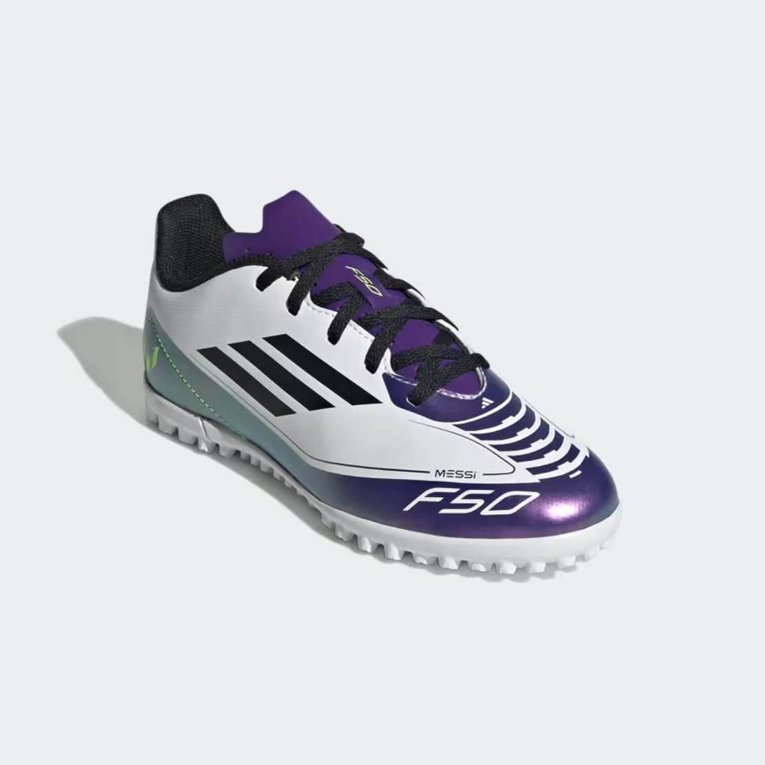 ADIDAS F50 CLUB MESSI אדידס קטרגל ילדים מסי לבן סגול