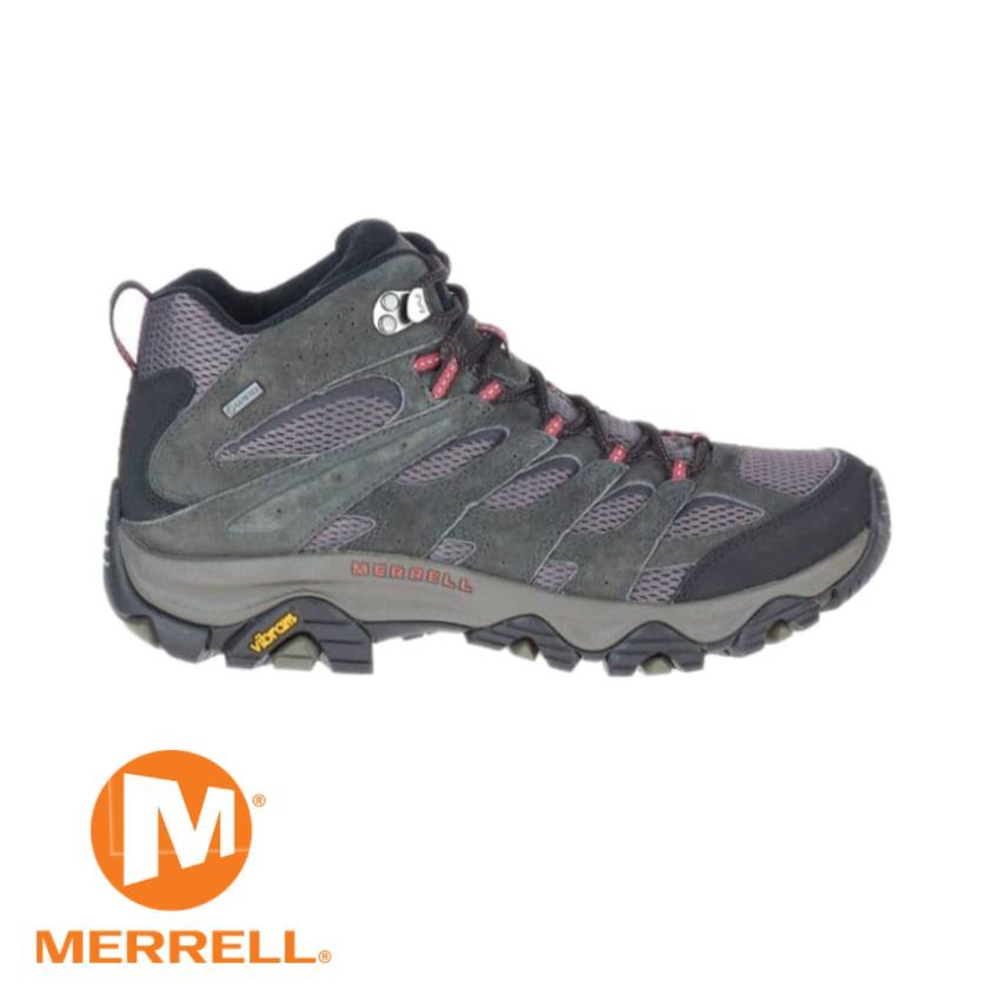 MERRELL MOAB 3 MID GTX BELUGA גברים אפור כהה