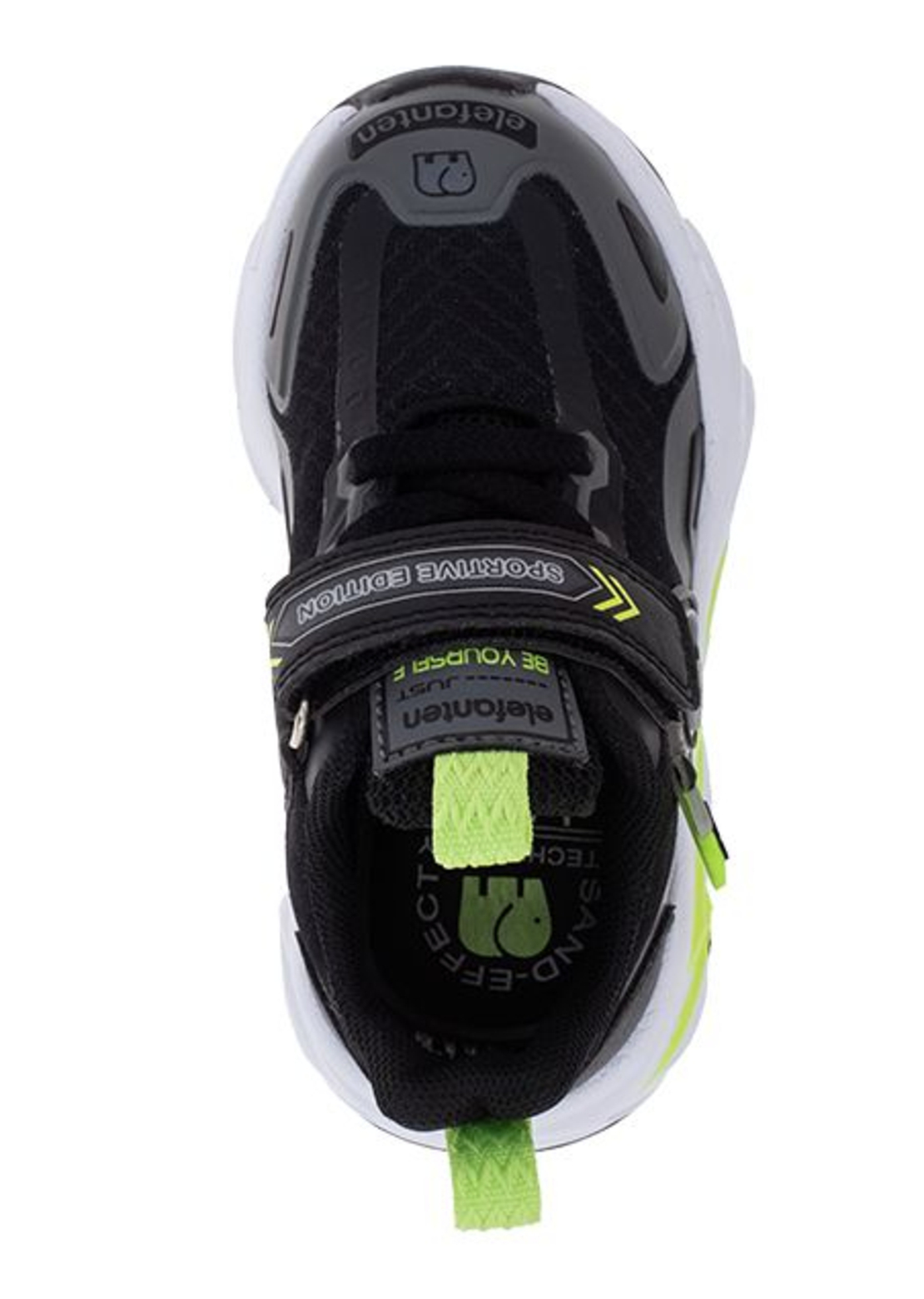 נעל ספורט אלפנטן שחור ירוק