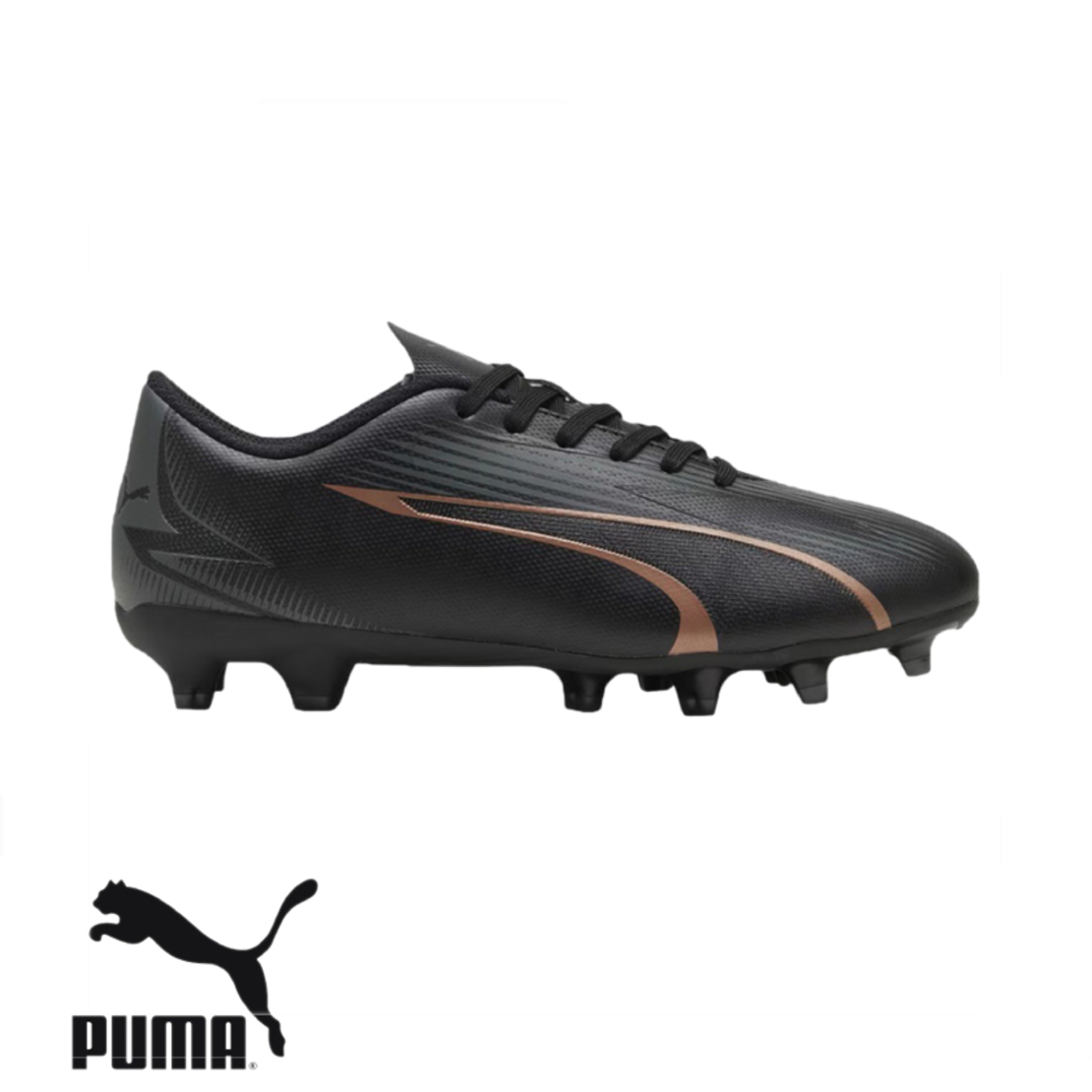 PUMA ULTRA PLAY כדורגל ילדים - שחור זהב